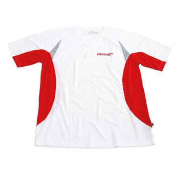 T-Shirt Fit&Shape® LUX  - White/Red